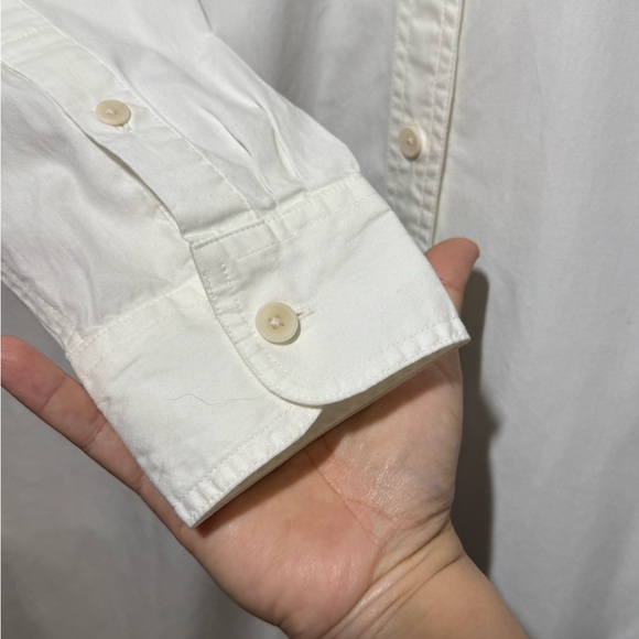 OUTERKNOWN White Maxi Shirt Dress size Small Lagenlook Minimalist - Picture 6 of 12